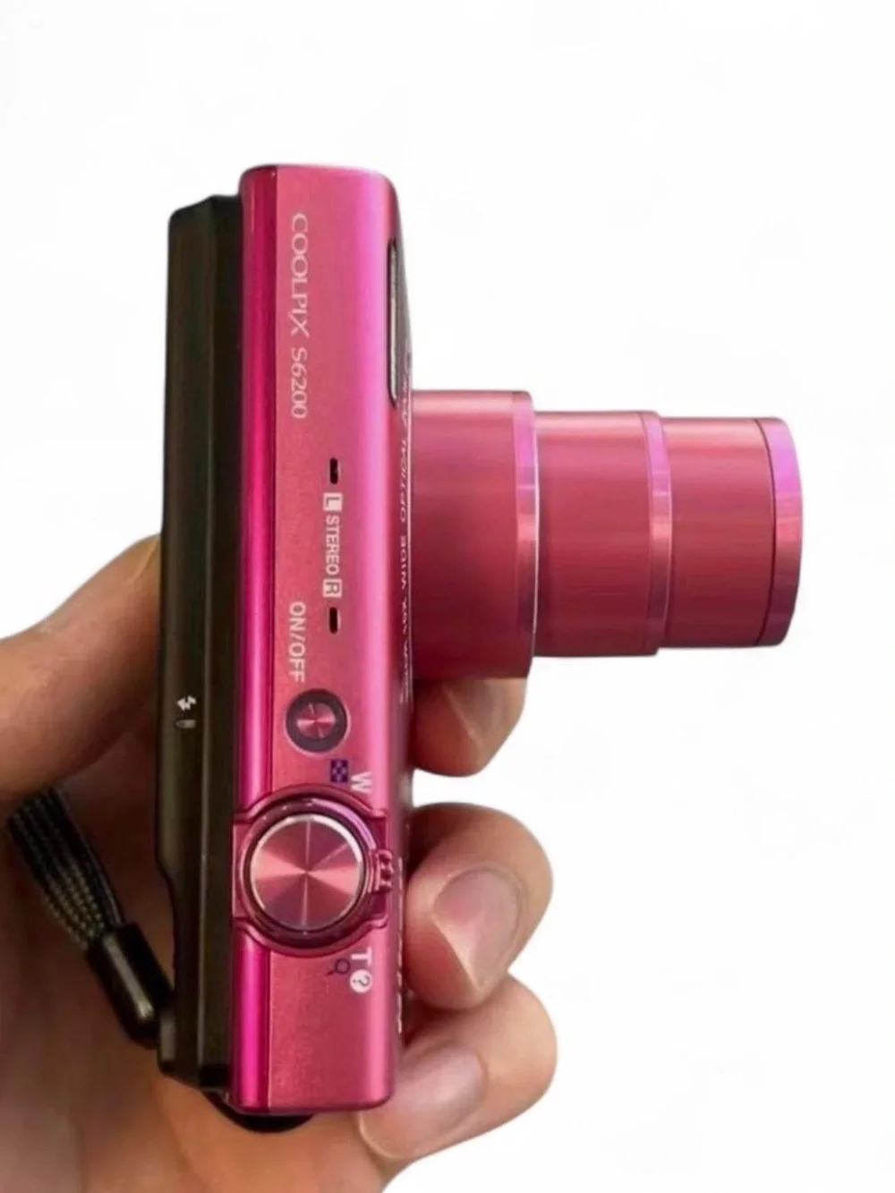 Nikon Coolpix S6200 16MP Digital Camera 10x Optical Zoom English Pink